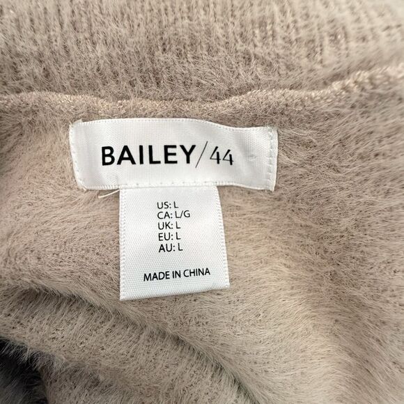 BAILEY Women sleeveless sweater cream ivory soft viscose quiet luxury size L - Picture 2 of 8